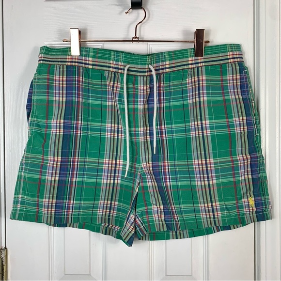 Polo Ralph Lauren Other - Polo Ralph Lauren Men's Plaid Swim Trunk Size Large